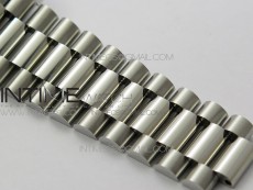 Day Date 40mm SS BP 1:1 Best Edition Gray Stick Dial on SS Bracelet A2836