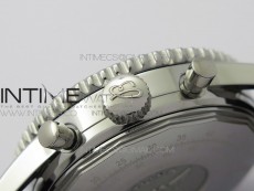 Navitimer 1 41mm SS B50 Black Dial on Black Leather Strap A7750