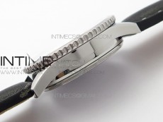 Navitimer 1 41mm SS B50 Black Dial on Black Leather Strap A7750