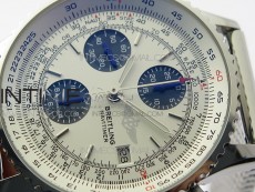 Navitimer 1 41mm SS B50 White Dial Black Subdial on SS Bracelet A7750