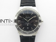 Constellation 131.33.41.21.03.001 SS TW Best Edition Black Dial On Black Gummy Strap A8500