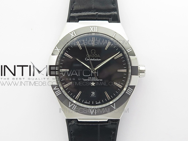 Constellation 131.33.41.21.03.001 SS TW Best Edition Black Dial On Black Gummy Strap A8900