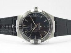 Constellation 131.33.41.21.03.001 SS TW Best Edition Black Dial On Black Gummy Strap A8500
