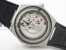 Constellation 131.33.41.21.03.001 SS TW Best Edition Black Dial On Black Gummy Strap A8500
