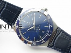 Constellation 131.33.41.21.03.001 SS TW Best Edition Blue Dial On Blaue Gummy Strap A8500