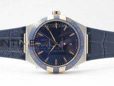 Constellation 131.33.41.21.03.001 SS/RG TW Best Edition Blue Dial On Blue Gummy Strap A8500