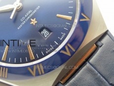 Constellation 131.33.41.21.03.001 SS/RG TW Best Edition Blue Dial On Blue Gummy Strap A8500