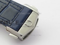 Constellation 131.33.41.21.03.001 SS/RG TW Best Edition Blue Dial On Blue Gummy Strap A8500