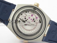 Constellation 131.33.41.21.03.001 SS/RG TW Best Edition Blue Dial On Blue Gummy Strap A8500