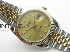 DateJust 41 126333 Wrapped SS/YG ARF 1:1 Best Edition YG Lumed Dial on Wrapped SS/YG Jubilee Bracelet A3235