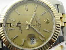 DateJust 41 126333 Wrapped SS/YG ARF 1:1 Best Edition YG Lumed Dial on Wrapped SS/YG Jubilee Bracelet A3235