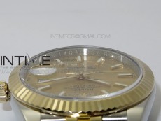 DateJust 41 126333 Wrapped SS/YG ARF 1:1 Best Edition YG Lumed Dial on Wrapped SS/YG Jubilee Bracelet A3235