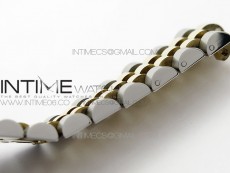 DateJust 41 126333 Wrapped SS/YG ARF 1:1 Best Edition YG Dial Crystal Markers on Wrapped SS/YG Jubilee Bracelet A3235