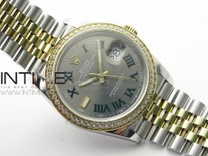 DateJust 36 SS/YG 126283 JDF 1:1 Best Edition Gray Dial on Jubilee Bracelet