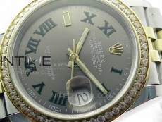 DateJust 36 SS/YG 126283 JDF 1:1 Best Edition Gray Dial on Jubilee Bracelet