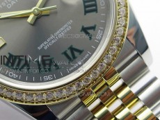 DateJust 36 SS/YG 126283 JDF 1:1 Best Edition Gray Dial on Jubilee Bracelet
