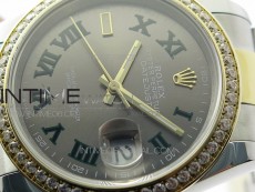 DateJust 36 SS/YG 126283 JDF 1:1 Best Edition Gray Dial on Oyster Bracelet