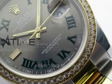 DateJust 36 SS/YG 126283 JDF 1:1 Best Edition Gray Dial on Oyster Bracelet