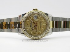 DateJust 36 SS/YG 126283 JDF 1:1 Best Edition New YG Dial on Jubilee Bracelet
