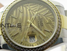 DateJust 36 SS/YG 126283 JDF 1:1 Best Edition New YG Dial on Jubilee Bracelet