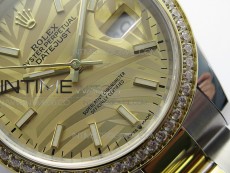 DateJust 36 SS/YG 126283 JDF 1:1 Best Edition New YG Dial on Jubilee Bracelet