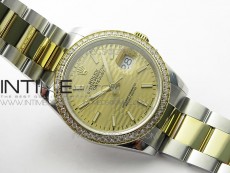 DateJust 36 SS/YG 126283 JDF 1:1 Best Edition New YG Dial on Jubilee Bracelet
