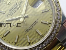 DateJust 36 SS/YG 126283 JDF 1:1 Best Edition New YG Dial on Jubilee Bracelet