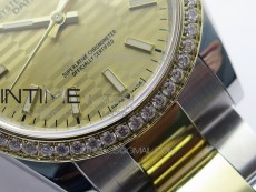 DateJust 36 SS/YG 126283 JDF 1:1 Best Edition New YG Dial on Jubilee Bracelet