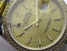 DateJust 36 SS/YG 126283 JDF 1:1 Best Edition New YG Dial on Jubilee Bracelet