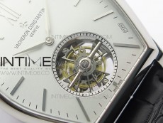 Malte Tourbillon SS VCR Best Edition Gray Dial on Black Croco Leather Strap