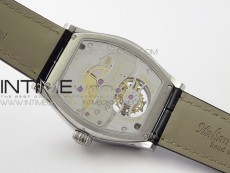 Malte Tourbillon SS VCR Best Edition Gray Dial on Black Croco Leather Strap