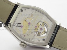 Malte Tourbillon SS VCR Best Edition Gray Dial on Black Croco Leather Strap