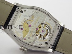 Malte Tourbillon SS VCR Best Edition White Dial on Black Croco Leather Strap