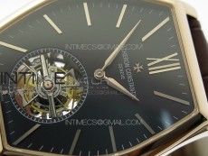 Malte Tourbillon RG VCR Best Edition Black Dial on Black Croco Leather Strap