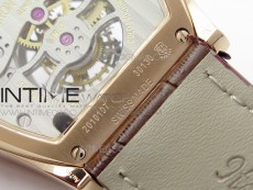 Malte Tourbillon RG VCR Best Edition Black Dial on Black Croco Leather Strap