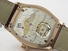 Malte Tourbillon RG VCR Best Edition Black Dial on Black Croco Leather Strap