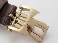 Malte Tourbillon RG VCR Best Edition White Dial on Black Croco Leather Strap