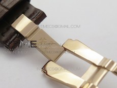 Malte Tourbillon RG VCR Best Edition White Dial on Black Croco Leather Strap
