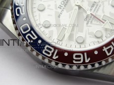 GMT-Master II 116719 BLNR Red/Blue Ceramic 904L BP 1:1 Best Edition White Dial On VR3285 (Correct Hand Stack)