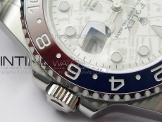 GMT-Master II 116719 BLNR Red/Blue Ceramic 904L BP 1:1 Best Edition White Dial On VR3285 (Correct Hand Stack)