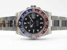 GMT-Master II 116719 BLNR Red/Blue Ceramic 904L BP 1:1 Best Edition Black Dial On VR3285 (Correct Hand Stack)