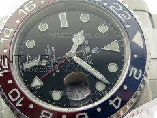 GMT-Master II 116719 BLNR Red/Blue Ceramic 904L BP 1:1 Best Edition Black Dial On VR3285 (Correct Hand Stack)