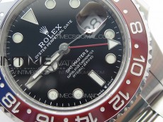 GMT-Master II 116719 BLNR Red/Blue Ceramic 904L BP 1:1 Best Edition Black Dial On VR3285 (Correct Hand Stack)