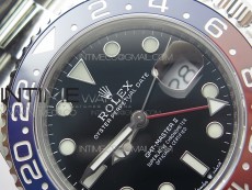 GMT-Master II 116719 BLNR Red/Blue Ceramic 904L BP 1:1 Best Edition Black Dial On VR3285 (Correct Hand Stack)
