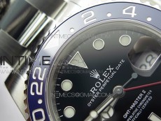 GMT-Master II 116719 BLNR Red/Blue Ceramic 904L BP 1:1 Best Edition Black Dial On VR3285 (Correct Hand Stack)