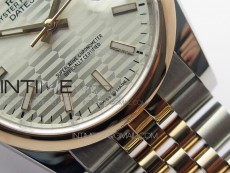 DateJust 36 SS/RG 126201 BP 1:1 Best Edition Silver Dial on Jubilee Bracelet
