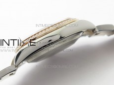 DateJust 36 SS/RG 126281 BP 1:1 Best Edition Silver Dial on Oyster Bracelet