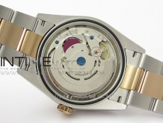 DateJust 36 SS/RG 126281 BP 1:1 Best Edition Silver Dial on Oyster Bracelet