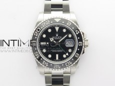 GMT Master II 116710 LN 904L SS Clean Factory 1:1 Best Edition on Oyster Bracelet VR3186 CHS