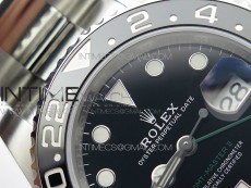 GMT Master II 116710 LN 904L SS Clean Factory 1:1 Best Edition on Oyster Bracelet VR3186 CHS